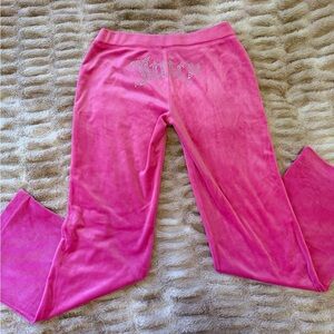 Juicy Couture Pink Velour Y2K Lounge Sweatpants Size S